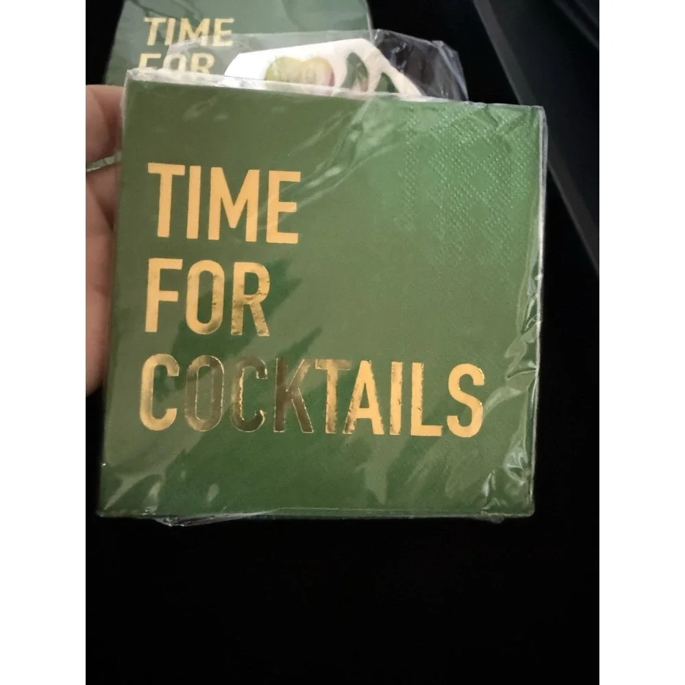 cocktail napkins Three Brand New Packages 20 Per Package.  4167 cocktail‎ size.